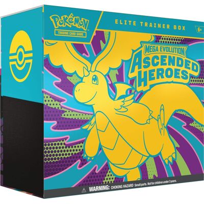 Pokémon - Trading Card Game: Mega Evolution - Ascended Heroes Elite Trainer Box Pokémon - Trading Card Game: Mega Evolution - Ascended Heroes Elite Trainer Box