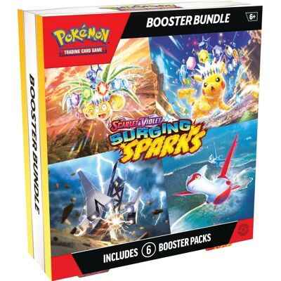 Pokémon - Trading Card Game: Scarlet & Violet - Surging Sparks 6 Pk Booster Bundle Pokémon - Trading Card Game: Scarlet & Violet - Surging Sparks 6 Pk Booster Bundle