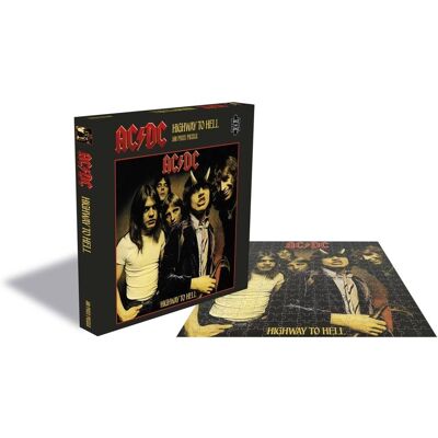 PopMarket - AC/DC - RockSaws - AC/DC Highway To Hell (500 Piece Jigsaw Puzzle) - GAMES (MISC) - Multicolor PopMarket - AC/DC - RockSaws - AC/DC Highway To Hell (500 Piece Jigsaw Puzzle) - GAMES (MISC) - Multicolor