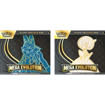 Pokémon - Trading Card Game: Mega Evolution Elite Trainer Box (1 Elite Trainer Box per Order) - Styles May Vary Pokémon - Trading Card Game: Mega Evolution Elite Trainer Box (1 Elite Trainer Box per Order) - Styles May Vary