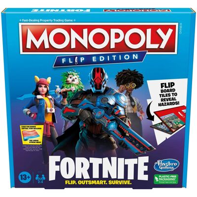 Hasbro Gaming - Monopoly Flip Edition: Fortnite Board Game Hasbro Gaming - Monopoly Flip Edition: Fortnite Board Game