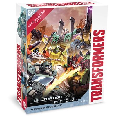 Renegade Games - Transformers Deck-Building Game Infiltration Protocol Expansion, Ages 14+, 1-5 Players - Multicolored Renegade Games - Transformers Deck-Building Game Infiltration Protocol Expansion, Ages 14+, 1-5 Players - Multicolored