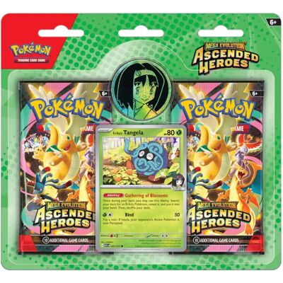 Pokémon - Pokemon ME2.5 Ascended Heroes 2-Pack Blister Erika Pokémon - Pokemon ME2.5 Ascended Heroes 2-Pack Blister Erika