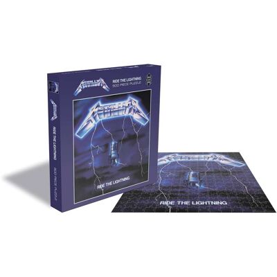 PopMarket - Metallica - RockSaws - Metallica Ride The Lightning (500 Piece Jigsaw Puzzle) - GAMES (MISC) - Multicolor PopMarket - Metallica - RockSaws - Metallica Ride The Lightning (500 Piece Jigsaw Puzzle) - GAMES (MISC) - Multicolor