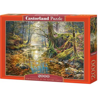 Castorland - 2000 Piece Jigsaw Puzzles, Reminiscence of the Autumn Forest, Nature puzzles, Adult Puzzle, C-200757-2 - Red Castorland - 2000 Piece Jigsaw Puzzles, Reminiscence of the Autumn Forest, Nature puzzles, Adult Puzzle, C-200757-2 - Red