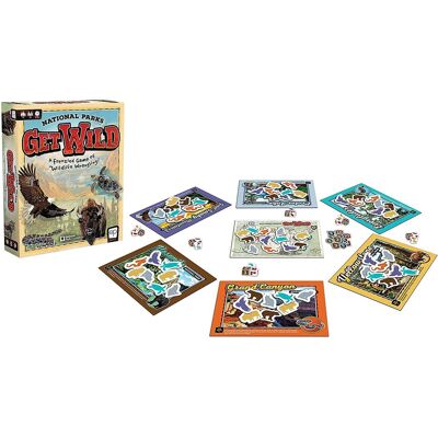 USAoploy - National Parks Get Wild Dice Game - Red USAoploy - National Parks Get Wild Dice Game - Red