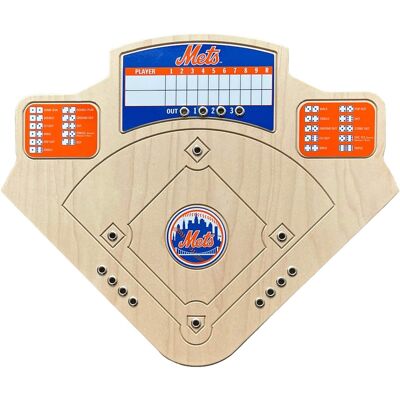 Across the Board - Handcrafted Wood Baseball Game - Multicolor Across the Board - Handcrafted Wood Baseball Game - Multicolor