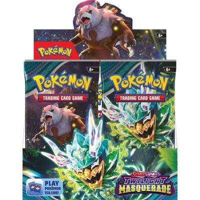 Pokémon - Trading Card Game: Twilight Masquerade Booster Box - 36 Packs Pokémon - Trading Card Game: Twilight Masquerade Booster Box - 36 Packs