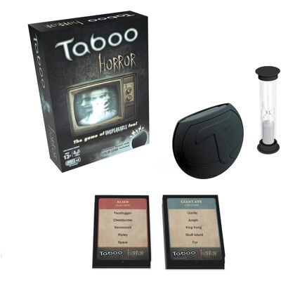 USAoploy - Horror Taboo Trivia Word Game - Black USAoploy - Horror Taboo Trivia Word Game - Black