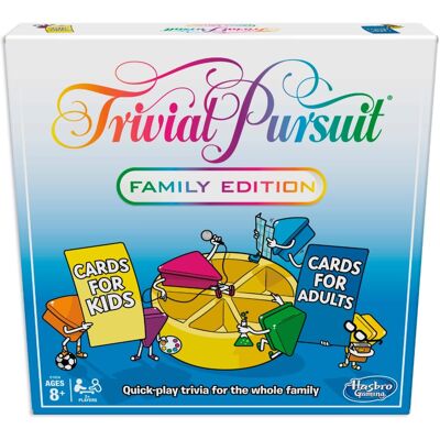 Hasbro Games - Gaming Trivial Pursuit Family Edition Board Game Hasbro Games - Gaming Trivial Pursuit Family Edition Board Game