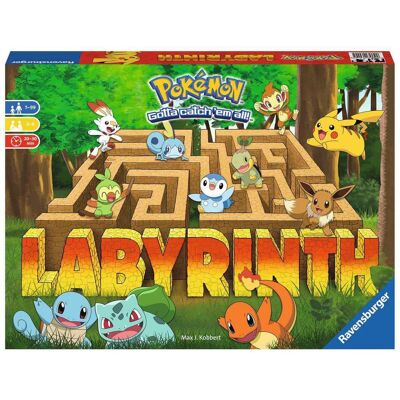Ravensburger - Pokémon Labyrinth - Family Board Game - Multicolor Ravensburger - Pokémon Labyrinth - Family Board Game - Multicolor