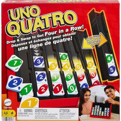 Mattel - UNO® Quatro™ - GAMES (MISC) - Multicolor Mattel - UNO® Quatro™ - GAMES (MISC) - Multicolor