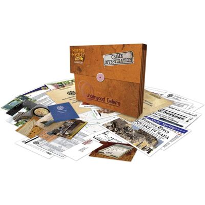 University Games - Murder Mystery Adult Party Game Underwood Cellar - Brown University Games - Murder Mystery Adult Party Game Underwood Cellar - Brown