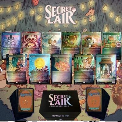 Wizards of The Coast - Magic The Gathering TCG: Secret Lair Commander Deck - 20 Ways to Win Wizards of The Coast - Magic The Gathering TCG: Secret Lair Commander Deck - 20 Ways to Win