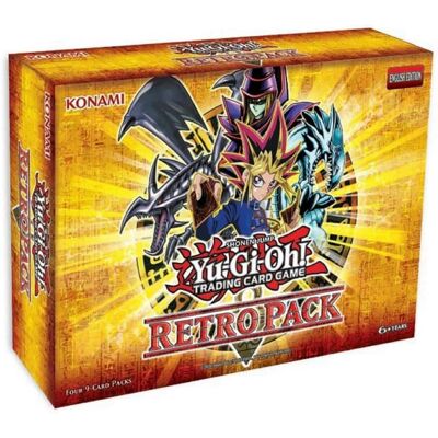 Konami - YuGiOh! Trading Card Game Retro Pack, 4 Packs with 9 Cards Each Retail Exclusive Konami - YuGiOh! Trading Card Game Retro Pack, 4 Packs with 9 Cards Each Retail Exclusive