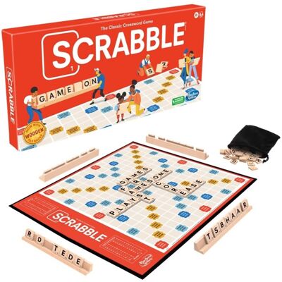 Hasbro - Scrabble - Board Game - GAMES (MISC) - Multicolor Hasbro - Scrabble - Board Game - GAMES (MISC) - Multicolor