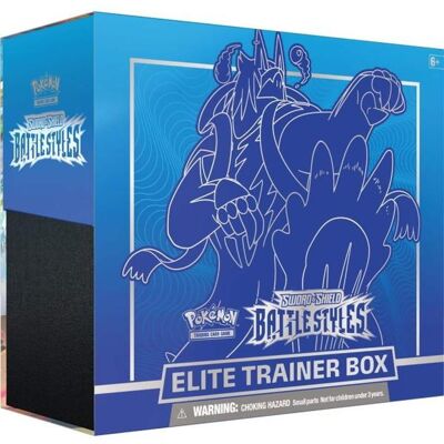 Pokémon - Pokemon TCG: Sword & Shield - Battle Styles Elite Trainer Box (Blue) - Gigantamax Rapid Strike Urshifu Pokémon - Pokemon TCG: Sword & Shield - Battle Styles Elite Trainer Box (Blue) - Gigantamax Rapid Strike Urshifu
