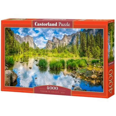 Castorland - 4000 Piece Jigsaw Puzzles, Yosemite Valley, USA , Landscape puzzle, National Park, Adult Puzzle, C-400362-2 - Red Castorland - 4000 Piece Jigsaw Puzzles, Yosemite Valley, USA , Landscape puzzle, National Park, Adult Puzzle, C-400362-2 - Red