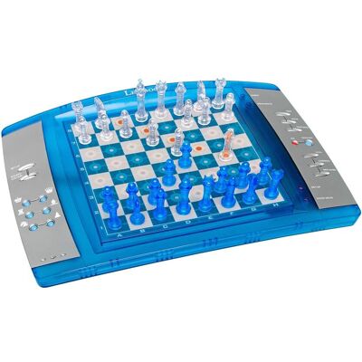 Lexibook - ChessLight Electronic Chess Game with Lights and Transluscent Chess Pieces Lexibook - ChessLight Electronic Chess Game with Lights and Transluscent Chess Pieces