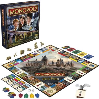 Hasbro - Monopoly: Harry Potter Edition - Board Game - GAMES (MISC) - Multicolor Hasbro - Monopoly: Harry Potter Edition - Board Game - GAMES (MISC) - Multicolor