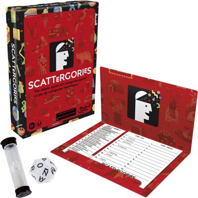 Hasbro - Scattergories - Classic Game - GAMES (MISC) - Multicolor Hasbro - Scattergories - Classic Game - GAMES (MISC) - Multicolor