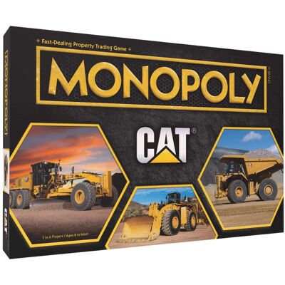 USAoploy - Caterpiller Monopoly Board Game - Multi-Color USAoploy - Caterpiller Monopoly Board Game - Multi-Color