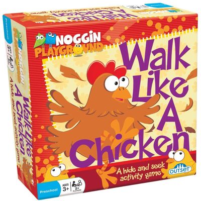 Outset Media - Outset Media: Walk Like A Chicken -No Reading Required Hide & Seek Role-Playing Activity Game Outset Media - Outset Media: Walk Like A Chicken -No Reading Required Hide & Seek Role-Playing Activity Game
