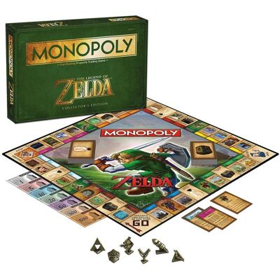 USAoploy - Monopoly Legend Of Zelda Collector's Edition Boardgame - Green USAoploy - Monopoly Legend Of Zelda Collector's Edition Boardgame - Green