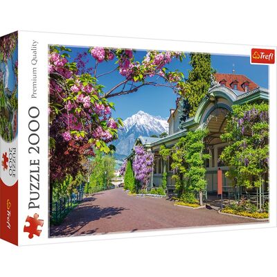 Trefl - Red 2000 Piece Puzzle - Merano, Italy Trefl - Red 2000 Piece Puzzle - Merano, Italy