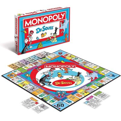 USAoploy - Dr. Seuss Monopoly Board Game - Blue USAoploy - Dr. Seuss Monopoly Board Game - Blue