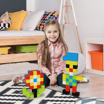 PicassoTiles - PICASSO-TILES 60 PC Magnetic Building Puzzle Cubes Set for Kids Ages 3+ - Multicolor PicassoTiles - PICASSO-TILES 60 PC Magnetic Building Puzzle Cubes Set for Kids Ages 3+ - Multicolor