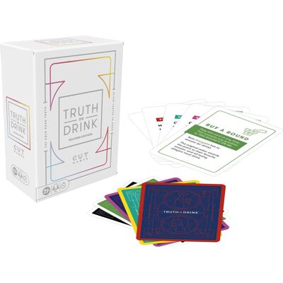 Hasbro - Truth or Drink - Adult Party Game - GAMES (MISC) - Multicolor Hasbro - Truth or Drink - Adult Party Game - GAMES (MISC) - Multicolor