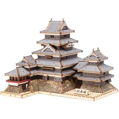 3D Puzzle - 3D DIY Puzzle: Matsumoto Castle Color Version - 374pcs 3D Puzzle - 3D DIY Puzzle: Matsumoto Castle Color Version - 374pcs