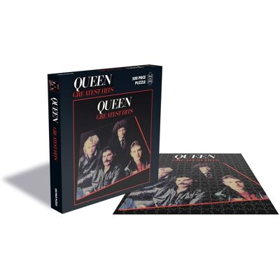 PopMarket - Queen - RockSaws - Queen Greatest Hits (500 Piece Jigsaw Puzzle) - GAMES (MISC) - Multicolor PopMarket - Queen - RockSaws - Queen Greatest Hits (500 Piece Jigsaw Puzzle) - GAMES (MISC) - Multicolor