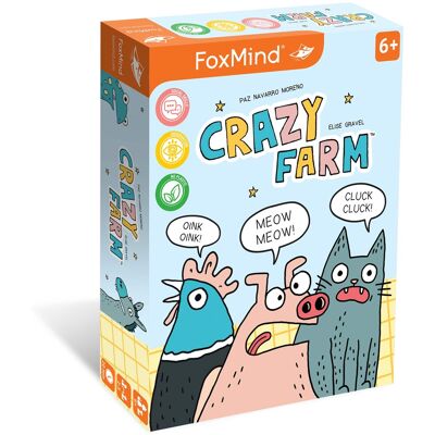 FoxMind Games - FoxMind: Crazy Farm - An Observation Card Party Game, Family & Kids 6+ FoxMind Games - FoxMind: Crazy Farm - An Observation Card Party Game, Family & Kids 6+