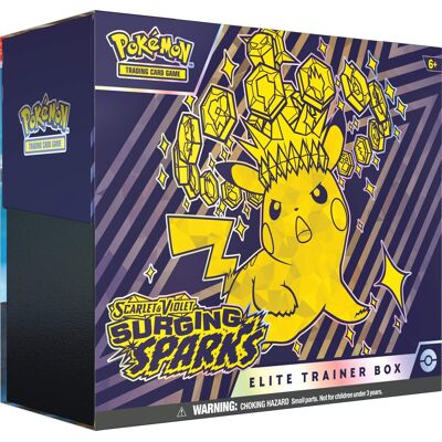 Pokémon - Trading Card Game: Scarlet & Violet - Surging Sparks Elite Trainer Box Pokémon - Trading Card Game: Scarlet & Violet - Surging Sparks Elite Trainer Box