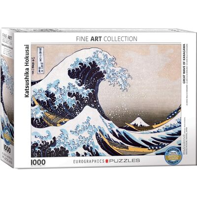 Eurographics - Great Wave Off Kanagawa by Hokusai - 1000 Piece Puzzle Eurographics - Great Wave Off Kanagawa by Hokusai - 1000 Piece Puzzle
