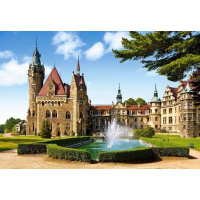 Castorland - 1500 Piece Jigsaw Puzzles, Moszna Castle, Poland, Historical building, C-150670-2 - Red Castorland - 1500 Piece Jigsaw Puzzles, Moszna Castle, Poland, Historical building, C-150670-2 - Red