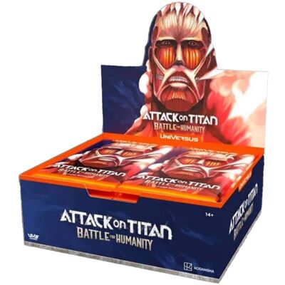 UniVersus - Trading Card Game: Attack on Titan: Battle for Humanity Booster Box (AOT1) UniVersus - Trading Card Game: Attack on Titan: Battle for Humanity Booster Box (AOT1)