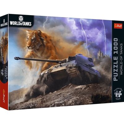 Trefl - Premium Plus World of Tanks Tiger II 1000 Piece Puzzle Trefl - Premium Plus World of Tanks Tiger II 1000 Piece Puzzle