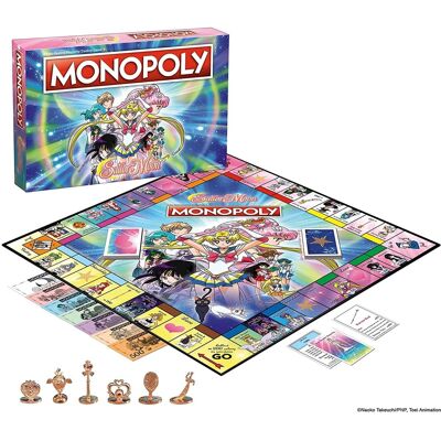 USAoploy - Sailor Moon Monopoly Board Game - Blue USAoploy - Sailor Moon Monopoly Board Game - Blue