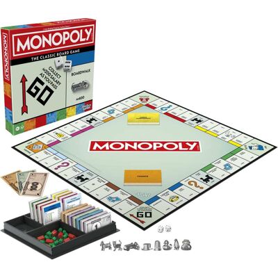 Hasbro - Monopoly - Classic Board Game - GAMES (MISC) - Multicolor Hasbro - Monopoly - Classic Board Game - GAMES (MISC) - Multicolor
