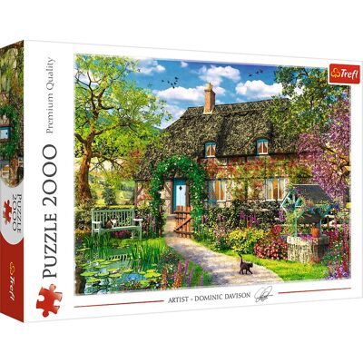 Trefl - Red 2000 Piece Puzzle - Country Cottage Trefl - Red 2000 Piece Puzzle - Country Cottage