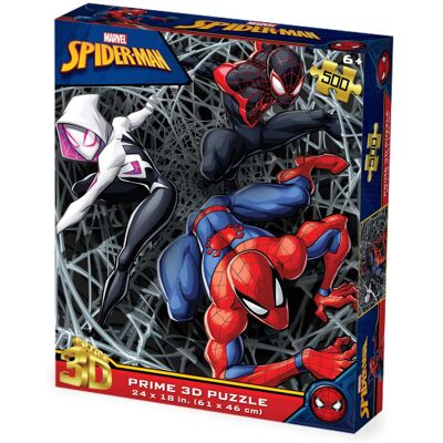 PopMarket - Marvel Spider-Man Spider-Verse Trio 500pc 24x18 in 3D Lenticular Puzzle - COLLECTIBLES - Multicolor PopMarket - Marvel Spider-Man Spider-Verse Trio 500pc 24x18 in 3D Lenticular Puzzle - COLLECTIBLES - Multicolor