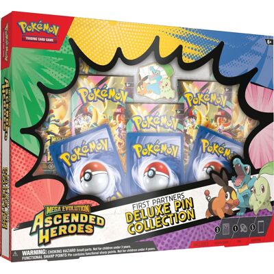 Pokémon - Trading Card Game: Mega Evolution Ascended Heroes First Partners Deluxe Pin Collection Pokémon - Trading Card Game: Mega Evolution Ascended Heroes First Partners Deluxe Pin Collection