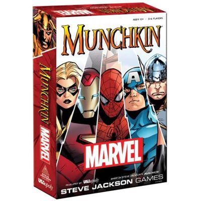USAoploy - Marvel Edition Munchkin Card Game - Red USAoploy - Marvel Edition Munchkin Card Game - Red