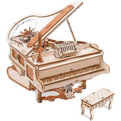 3D Puzzle - DIY 3D Music Box Puzzle Magic Piano 223pcs 3D Puzzle - DIY 3D Music Box Puzzle Magic Piano 223pcs