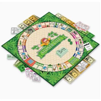 ICUP - Stoner City Adult Board Game - Multi-Color ICUP - Stoner City Adult Board Game - Multi-Color