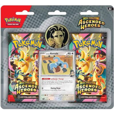 Pokémon - Pokemon ME2.5 Ascended Heroes 2-Pack Blister Larry Pokémon - Pokemon ME2.5 Ascended Heroes 2-Pack Blister Larry