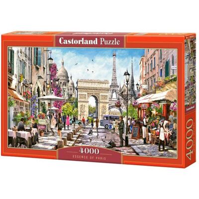 4000 Piece Jigsaw Puzzles, Essence of Paris, France, Eiffel Tower, Iconic Monuments, Castorland C-400294-2 - Red 4000 Piece Jigsaw Puzzles, Essence of Paris, France, Eiffel Tower, Iconic Monuments, Castorland C-400294-2 - Red